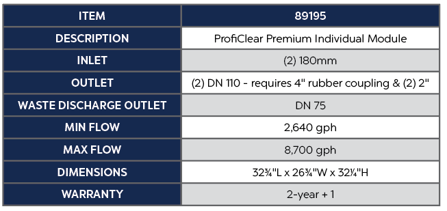 OASE PROFICLEAR PREMIUM INDIVIDUAL MODULE