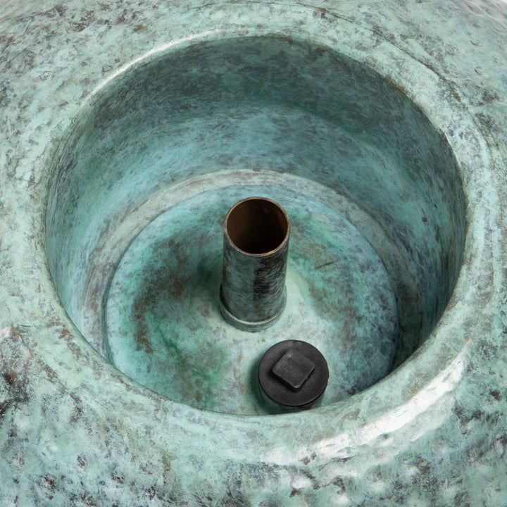 30" SPHERE - VERDE BRASS