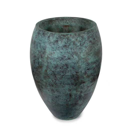 32" AURA VASE - VERDE BRASS