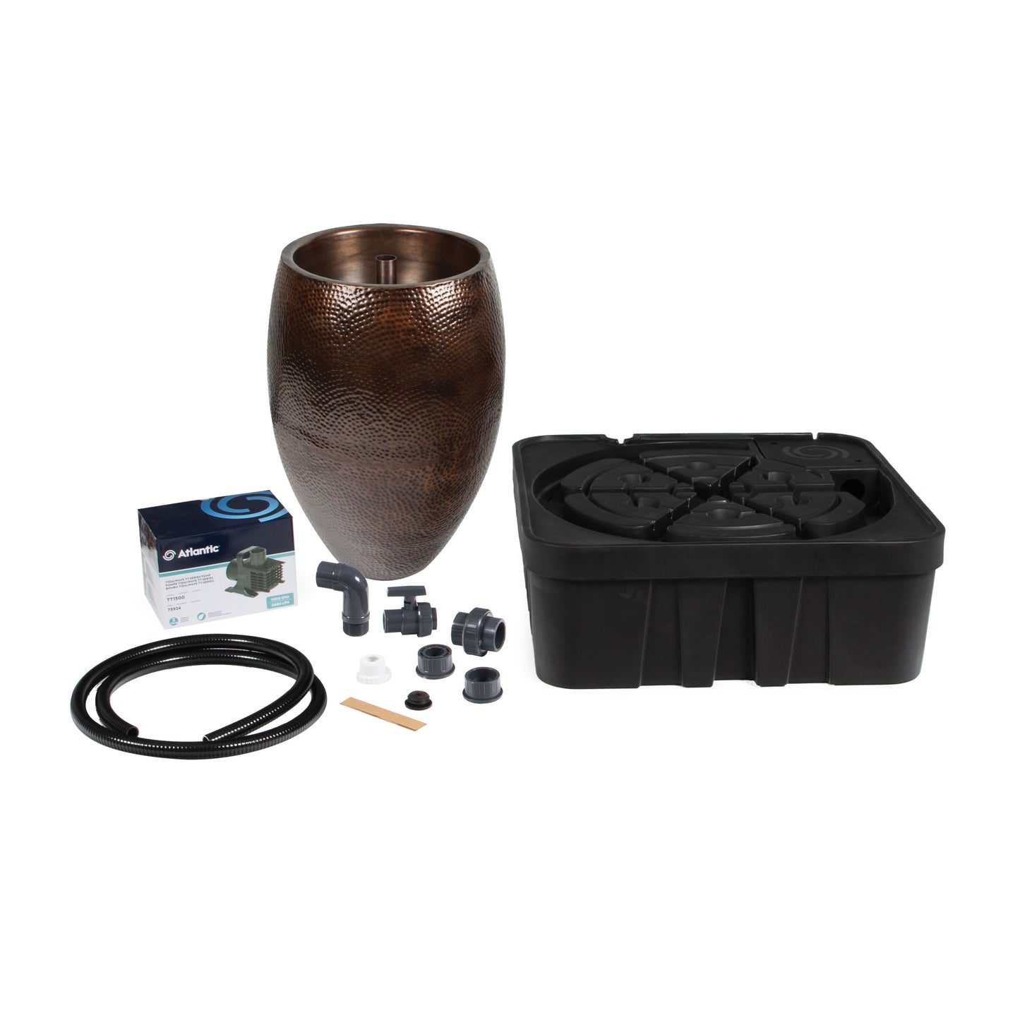32" AURA VASE KIT - ANTIQUE BRASS