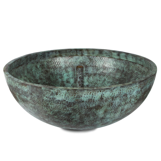 36" BOWL - VERDE BRASS