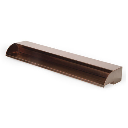 36" COPPER FINISH SPILLWAY