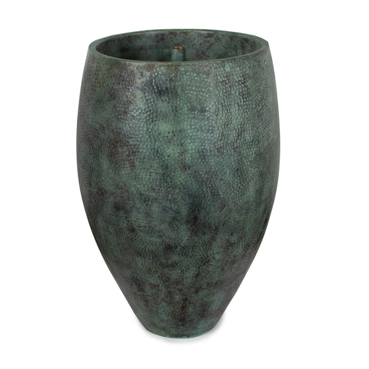 40" AURA VASE - VERDE BRASS