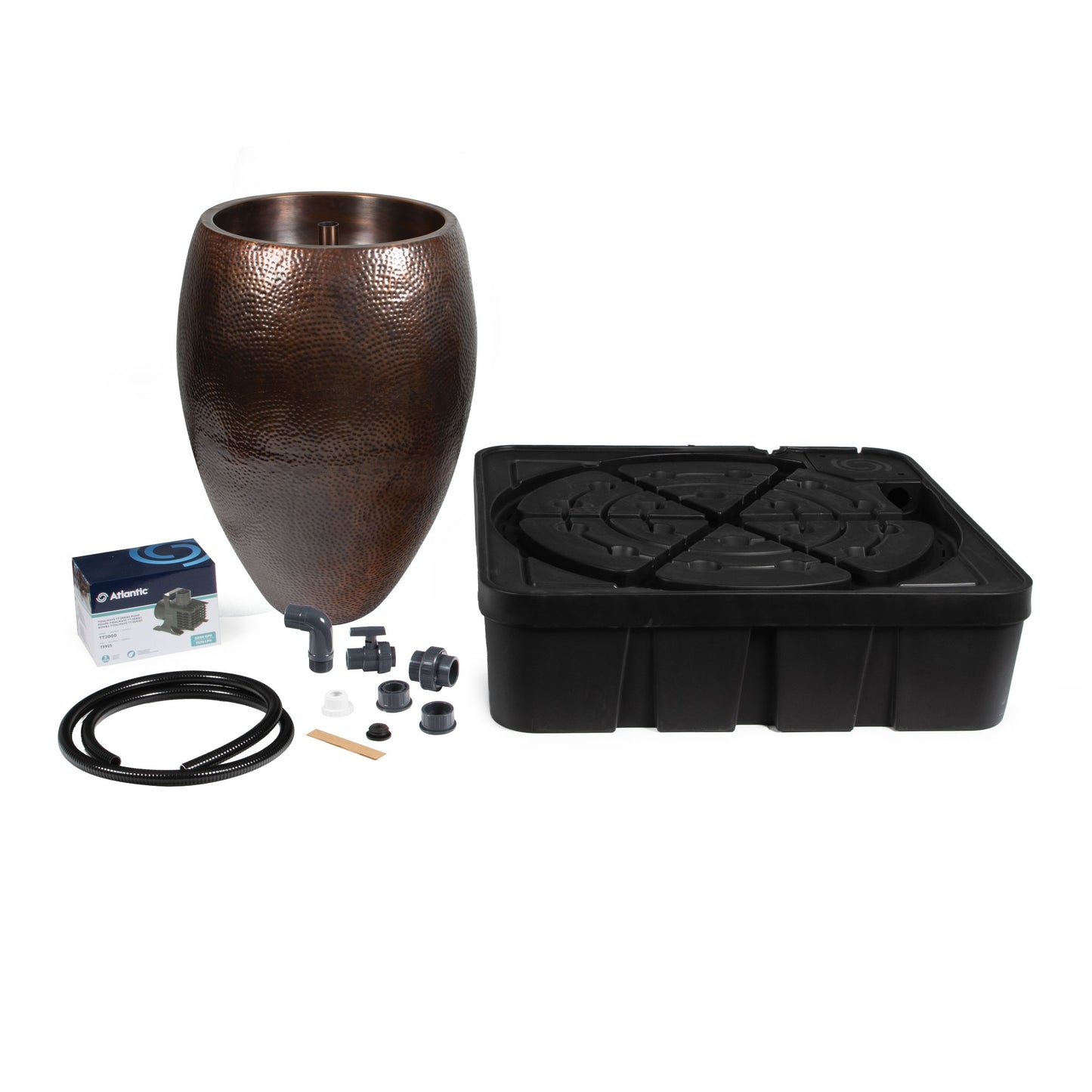 40" AURA VASE KIT - ANTIQUE BRASS