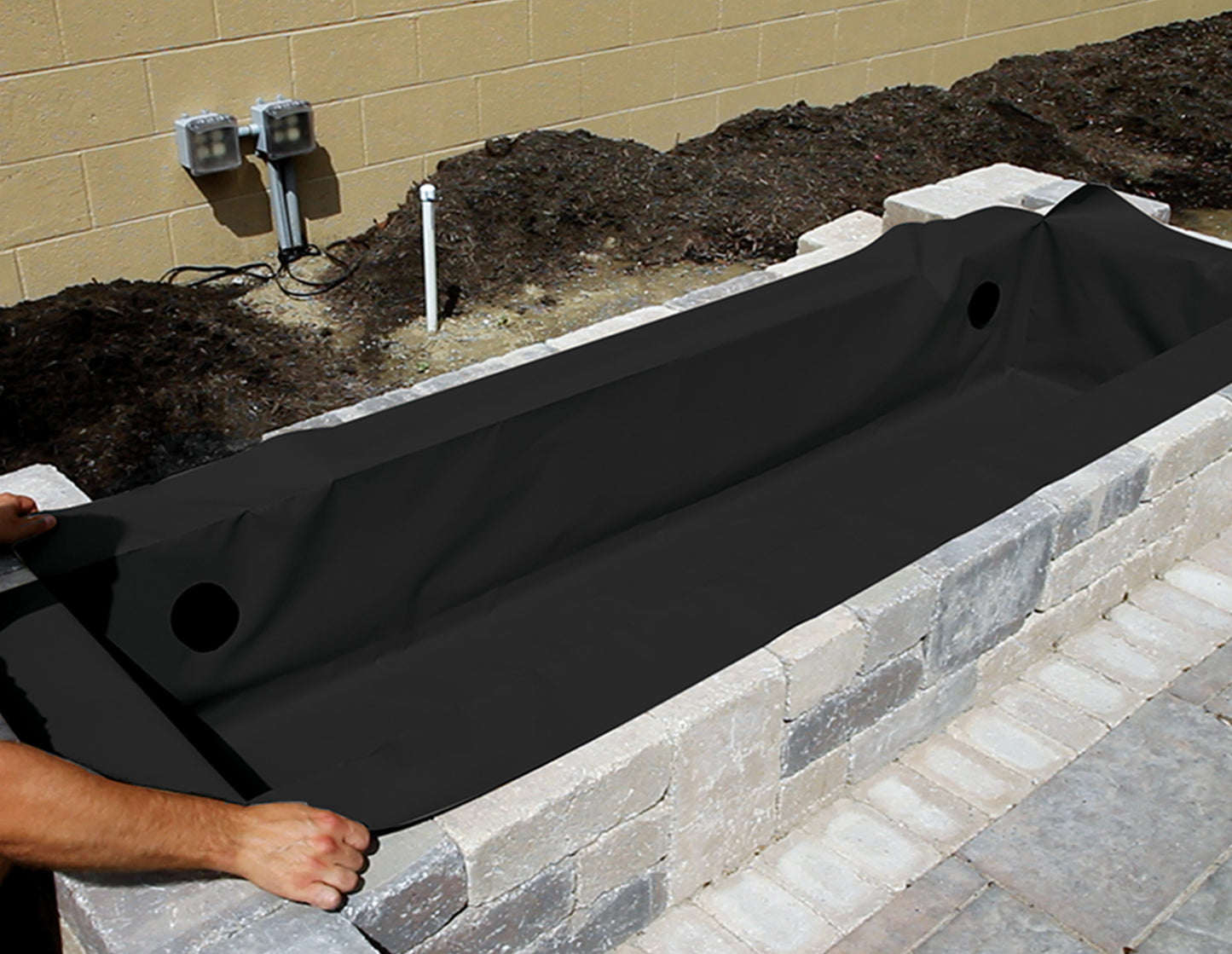 4' FLEX HARDSCAPE BASIN - BLACK