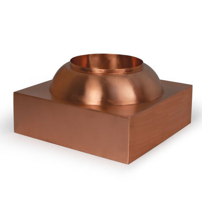COPPER BOWL PEDESTAL