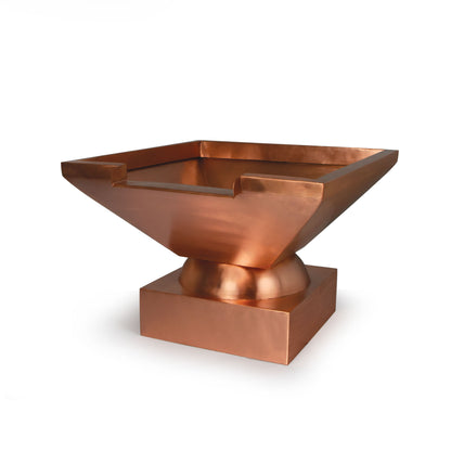 26" COPPER BOWL - SQUARE - 12" SPILLWAY