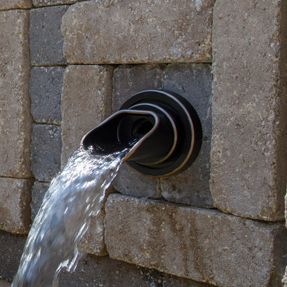 WALL SPOUT - OLIVETT - BRONZE