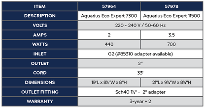 OASE AQUARIUS ECO EXPERT 7300 - EGC