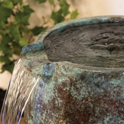 24" AURA VASE - 4" SPILLWAY