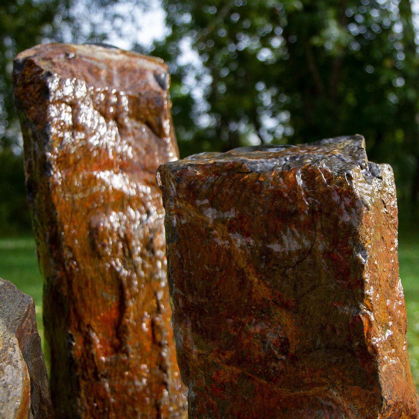 36" NATURAL BASALT COLUMN