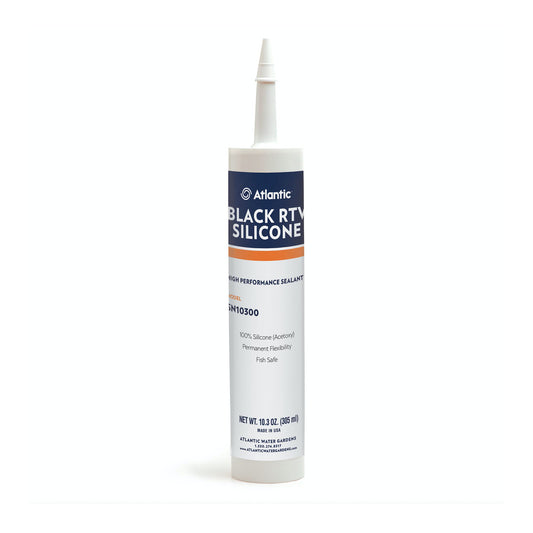 BLACK RTV SILICONE - 10.3 OZ