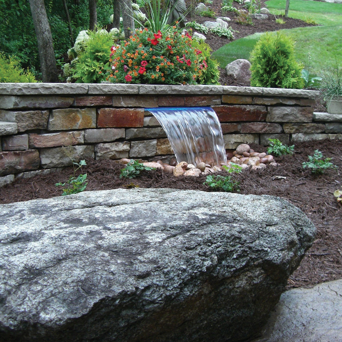 36" COLORFALLS - ICE BLUE