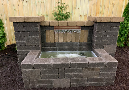 24" COPPER SPILLWAY BUNDLE - GREY LINER