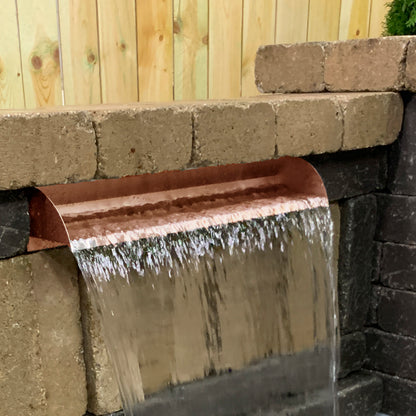 24" COPPER SPILLWAY BUNDLE - GREY LINER