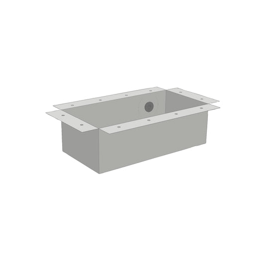 4' FLEX HARDSCAPE BASIN - GREY