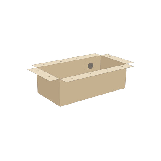 4' FLEX HARDSCAPE BASIN - TAN