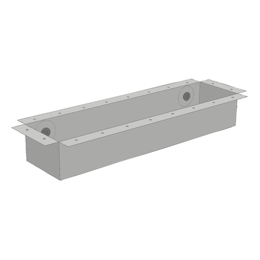 8' X 2' FLEX HARDSCAPE BASIN - GREY