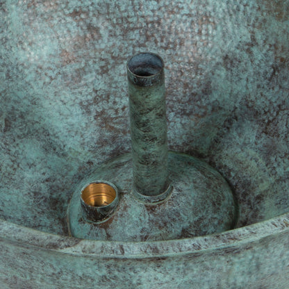 30" BOWL - 4" SPILLWAY - VERDE BRASS