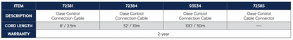 OASE CONTROL CABLE CONNECTOR