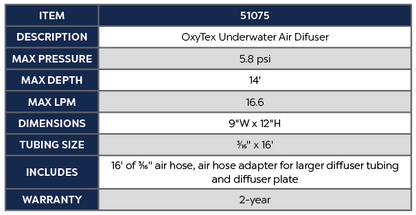 OASE OXYTEX UNDERWATER AIR DIFFUSER