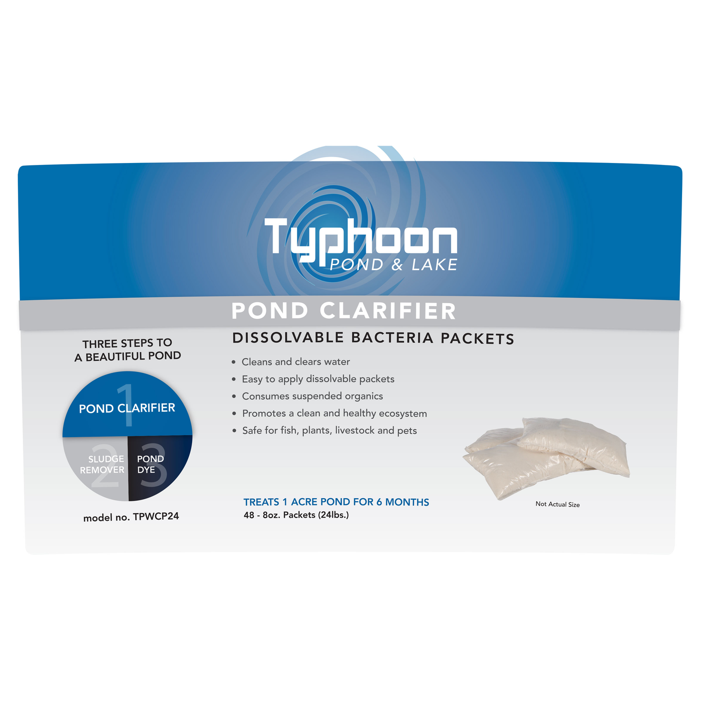 TYPHOON POND CLARIFIER - 24 LB