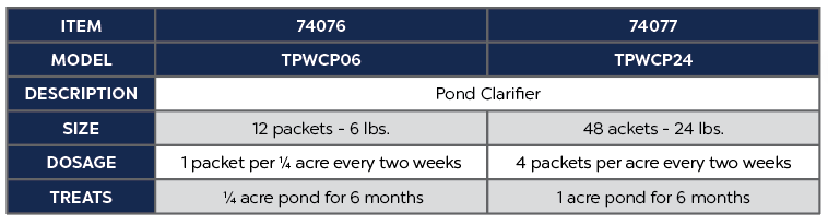 TYPHOON POND CLARIFIER - 6 LB
