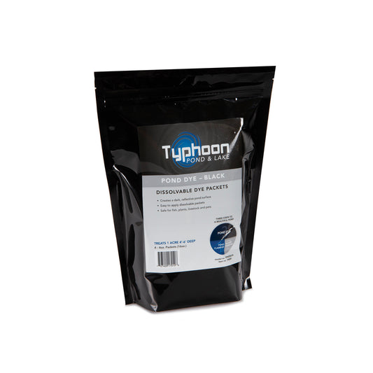 TYPHOON POND DYE - BLACK - 4 PACKS