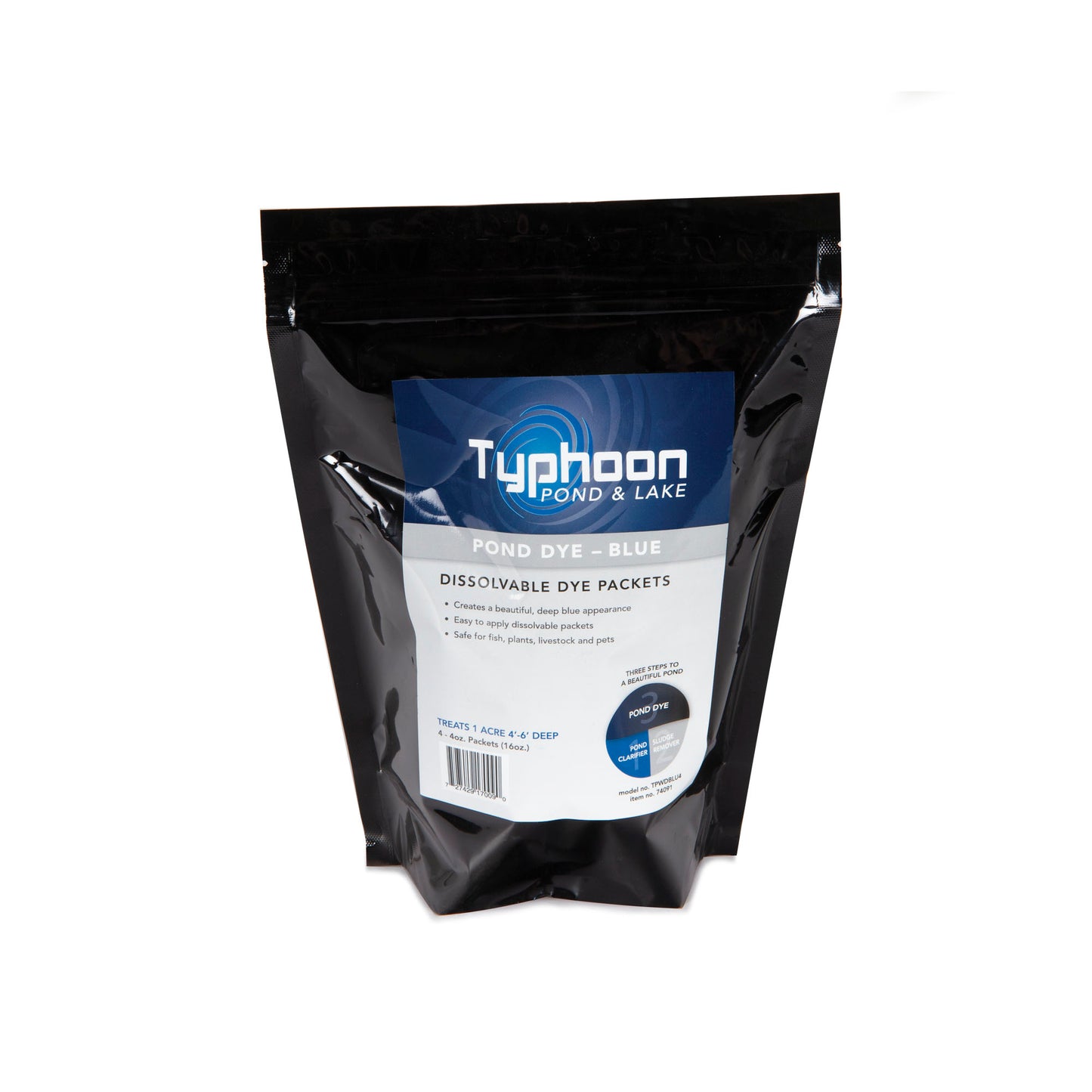 TYPHOON POND DYE - BLUE  - 4 PACKS
